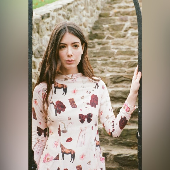 Samantha Pleet passion mini dress in collage print - Picture 3 of 12